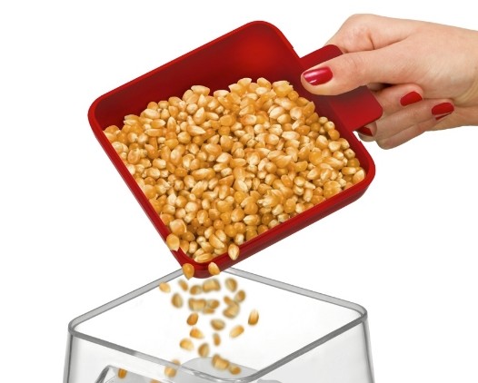 Unold 48525 Popcornmaker Classic Rojo, Plata, Blanco
