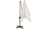 DKD Home Decor Parasol para Terraza y Jardín Woodcol 300 x 300 x 250 cm Acero Poliester Giratorio