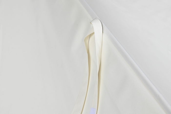 DKD Home Decor Parasol para Terraza y Jardín Woodcol 300 x 300 x 250 cm Acero Poliester Giratorio