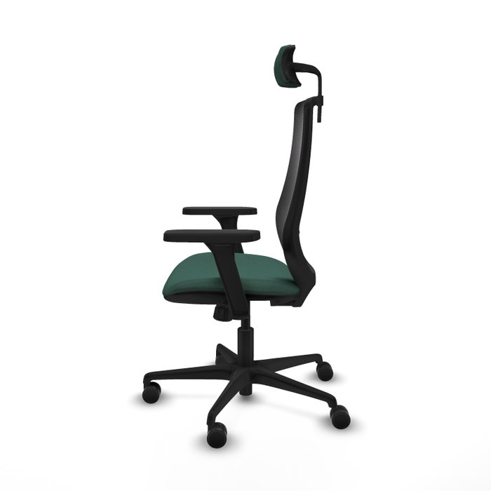 PIQUERAS Y CRESPO Silla de oficina Mardos con mecanismo Sincro, Verde botella y Negro PIQUERAS Y CRESPO Silla de oficina Mardos con mecanismo Sincro, Verde botella y Negro