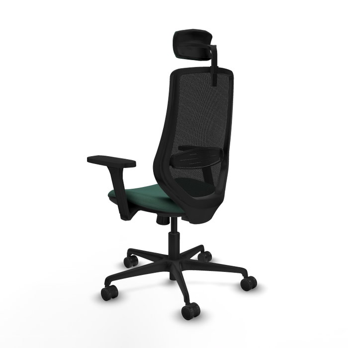 PIQUERAS Y CRESPO Silla de oficina Mardos con mecanismo Sincro, Verde botella y Negro PIQUERAS Y CRESPO Silla de oficina Mardos con mecanismo Sincro, Verde botella y Negro