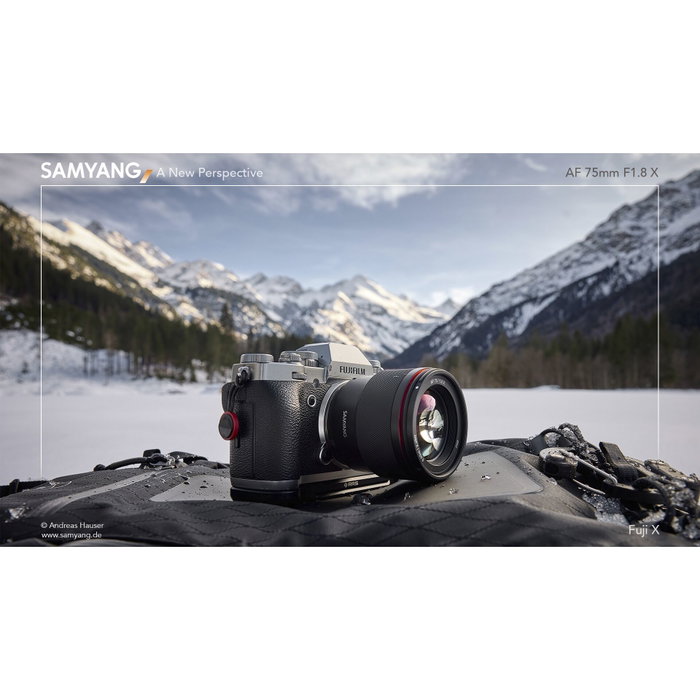 Samyang AF 75 mm F1.8 para Fujifilm X
