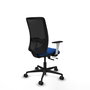 PIQUERAS Y CRESPO Silla de oficina Zulema con mecanismo Sincro/Traslack, Azul y Negro
