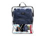 KioKids Bolso Mochila Maternidad Azul Marino Negro Organizador con Cambiador