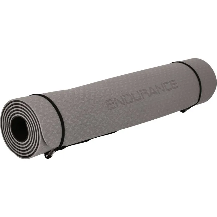 Endurance AAAMW78094 Esterilla de Yoga de 6 mm de Grosor en Color Gris Endurance AAAMW78094 Esterilla de Yoga de 6 mm de Grosor en Color Gris