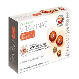 PHYTOADVANCE Vitamina D + K 30 Tabletas Blandas