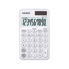 Casio My Color SL-310UC-WE Calculadora de bolsillo 10 dígitos blanco