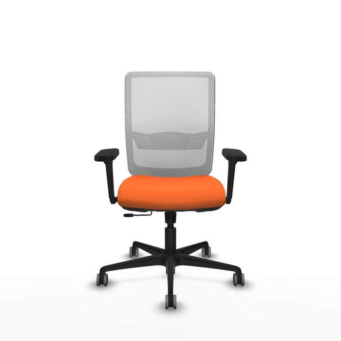 PIQUERAS Y CRESPO Silla de oficina Haches Naranja y Blanco PIQUERAS Y CRESPO Silla de oficina Haches Naranja y Blanco