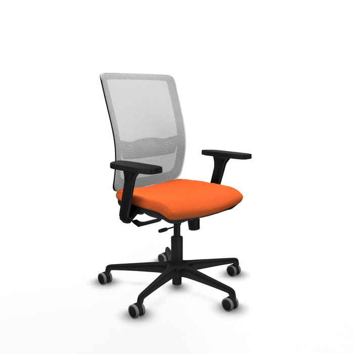 PIQUERAS Y CRESPO Silla de oficina Haches Naranja y Blanco PIQUERAS Y CRESPO Silla de oficina Haches Naranja y Blanco