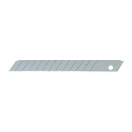 Olfa Cuchillas troceables plateadas 9 mm, juego de 10 uds