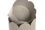 DKD Home Decor Set de 2 Maceteros de Hierro Crema 23x23x30 cm