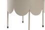 DKD Home Decor Set de 2 Maceteros de Hierro Crema 23x23x30 cm