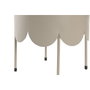 DKD Home Decor Set de 2 Maceteros de Hierro Crema 23x23x30 cm