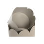 DKD Home Decor Set de 2 Maceteros de Hierro Crema 23x23x30 cm
