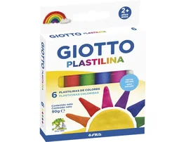 Giotto Plastilina Colores Clásicos Caja de 6 Unidades Colores Surtidos
