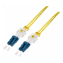 S-Impuls Patchkabel Duplex LWL LC/LC OS1/OS2 2m amarillo/azul