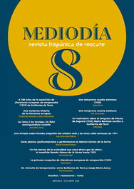 Mediodía. Revista hispánica de rescate. 8, VV.AA. - RENACIMIENTO EDITORIAL
