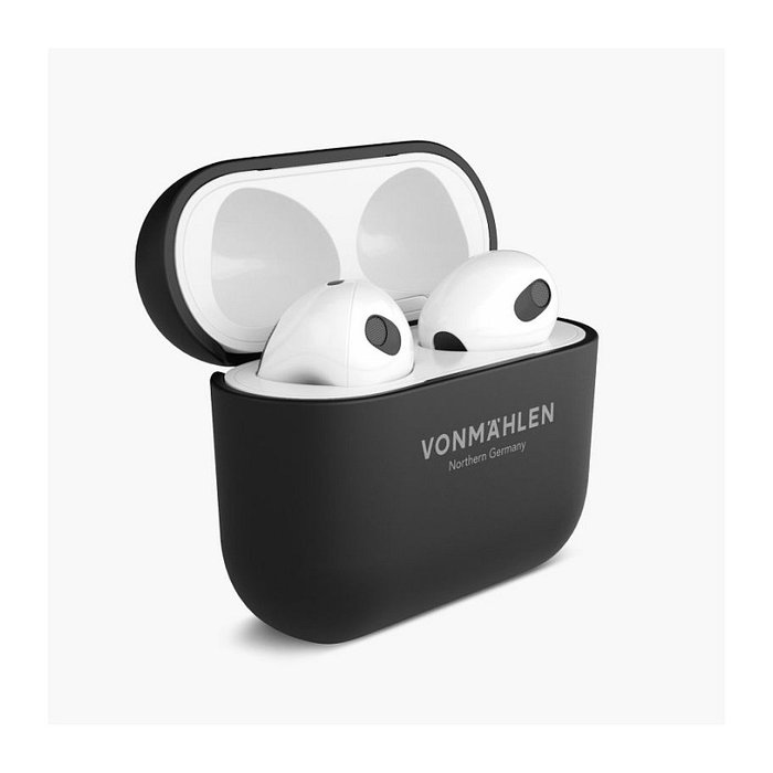 Vonmählen APC00001 Funda para AirPods de 3.ª generación, Negro