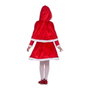 My Other Me Disfraz Monada Navideña 5-6 años (Vestido con enaguas y cubrehombros con capucha) extra rojo