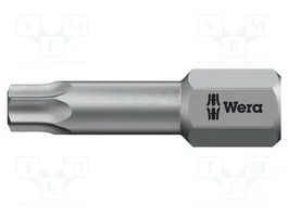 WERA Punta de destornillador Torx® TX25 1/4 TORSION