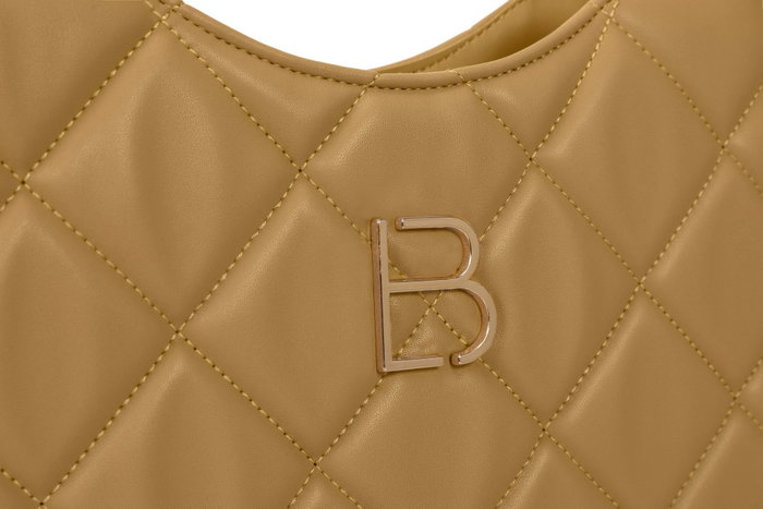 Lucky Bees 410 Bandolera Camel en Polipiel de 30cm