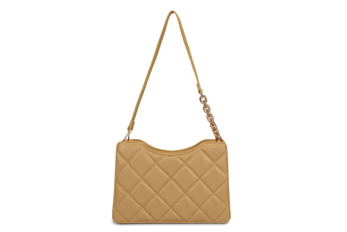 Lucky Bees 410 Bandolera Camel en Polipiel de 30cm