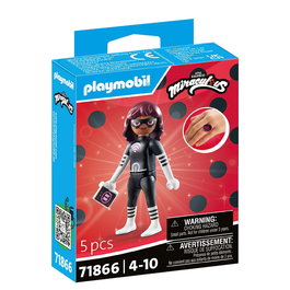 PLAYMOBIL Miraculous: Lady Wifi 71866 Figura de Acción para Niños a Partir de 4 Años con Smartphone y Accesorios