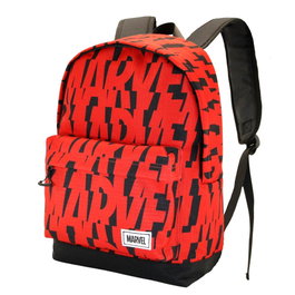 Marvel Mochila ECO 2.0 Cut Rojo, Mochila Urbana Ecológica RPET, Compartimento Principal, Repelente Líquidos, 22.5L, Ideal para Dispositivos Electrónicos