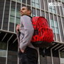 Marvel Mochila ECO 2.0 Cut Rojo, Mochila Urbana Ecológica RPET, Compartimento Principal, Repelente Líquidos, 22.5L, Ideal para Dispositivos Electrónicos