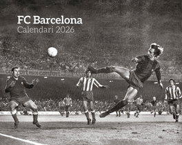 EFADOS Calendario Barça 2026 Blanco y Negro