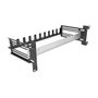 DeLOCK 67282 Regleta para interruptores automáticos de 3U con cubierta y carril DIN ajustable