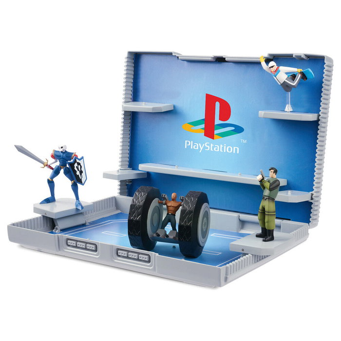 CONSOLE HEROES Diorama Heroe Boss Level PlayStation CONSOLE HEROES Diorama Heroe Boss Level PlayStation