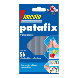 Imedio Almohadillas Adhesivas Patafix Transparentes de Doble Cara