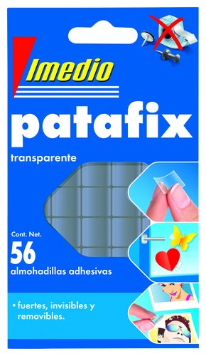 Imedio Almohadillas Adhesivas Patafix Transparentes de Doble Cara Imedio Almohadillas Adhesivas Patafix Transparentes de Doble Cara