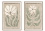 DKD Home Decor Cuadro Lienzo Flor Surtido de 2 Piezas