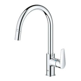 Grohe Grifo monomando de cocina Start edge con caño alto extraíble