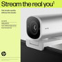 HP 960 Webcam de Streaming 4K para Videollamadas y Contenido en Vivo con Ajustes Automáticos