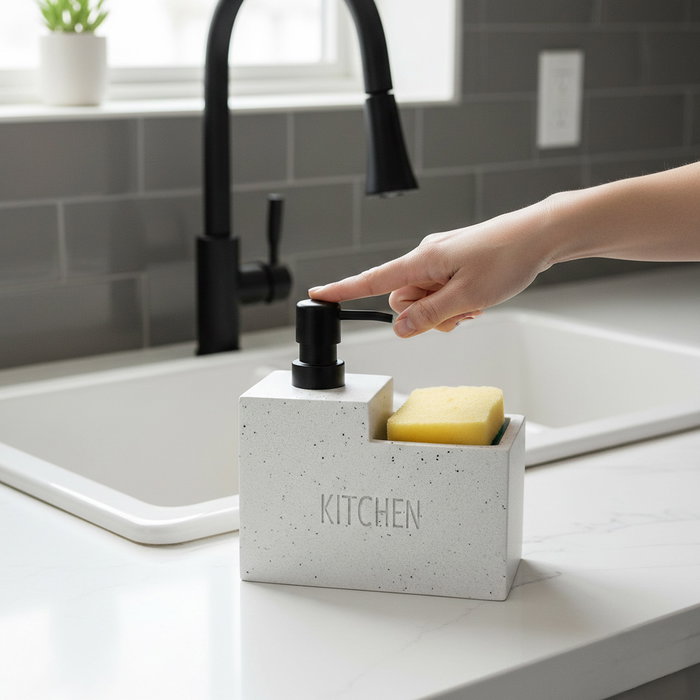 Quttin Organizador de Limpieza Cocina con Dispenser