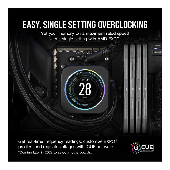 Corsair Kit 96GB DDR5 7000 CL40 Vengeance (2x48GB) para PC con Disipador y Retroiluminación Multicolor Corsair Kit 96GB DDR5 7000 CL40 Vengeance (2x48GB) para PC con Disipador y Retroiluminación Multicolor