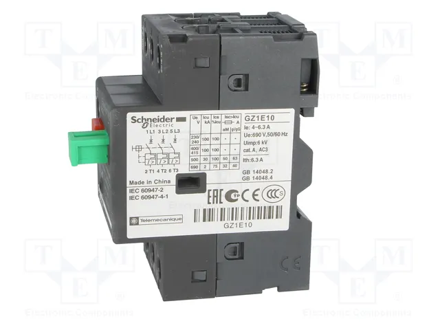 SCHNEIDER ELECTRIC Interruptor motorizado Easy TeSys 2,2kW 230÷690VAC SCHNEIDER ELECTRIC Interruptor motorizado Easy TeSys 2,2kW 230÷690VAC