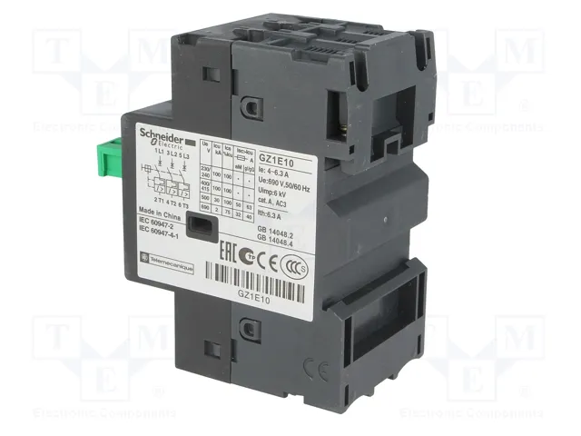 SCHNEIDER ELECTRIC Interruptor motorizado Easy TeSys 2,2kW 230÷690VAC SCHNEIDER ELECTRIC Interruptor motorizado Easy TeSys 2,2kW 230÷690VAC
