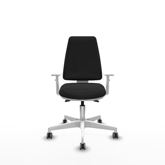 PIQUERAS Y CRESPO Silla de oficina Elche con mecanismo Asincro Negro y Blanco PIQUERAS Y CRESPO Silla de oficina Elche con mecanismo Asincro Negro y Blanco