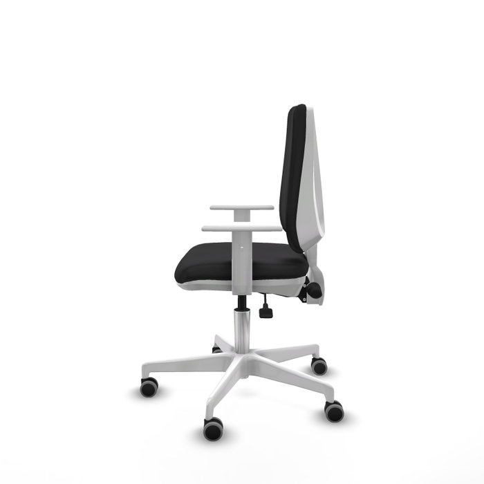 PIQUERAS Y CRESPO Silla de oficina Elche con mecanismo Asincro Negro y Blanco PIQUERAS Y CRESPO Silla de oficina Elche con mecanismo Asincro Negro y Blanco