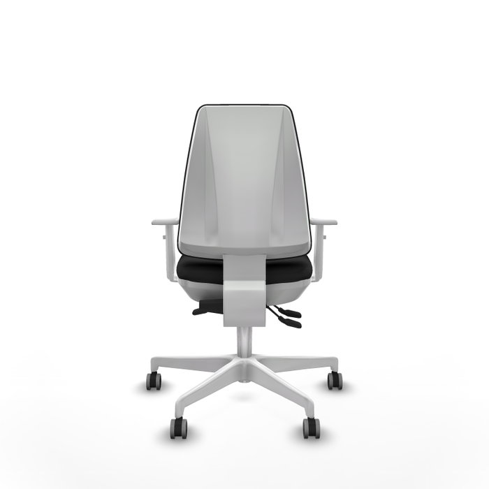 PIQUERAS Y CRESPO Silla de oficina Elche con mecanismo Asincro Negro y Blanco PIQUERAS Y CRESPO Silla de oficina Elche con mecanismo Asincro Negro y Blanco