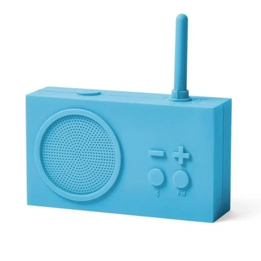Lexon Radio bluetooh con bateria recargable y resistente al agua tykho-3 3w azul turquesa Lexon Radio bluetooh con bateria recargable y resistente al agua tykho-3 3w azul turquesa