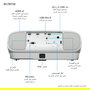Epson EH-TW7100 Proyector 4K PRO-UHD, 3000 Lúmenes, 3-LCD, Blanco