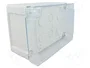 FIBOX TEMPO Carcasa Universal Gris de Policarbonato