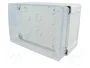 FIBOX TEMPO Carcasa Universal Gris de Policarbonato