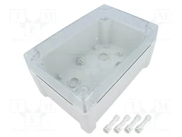 FIBOX TEMPO Carcasa Universal Gris de Policarbonato