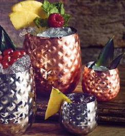 Copper Pineapple Cup